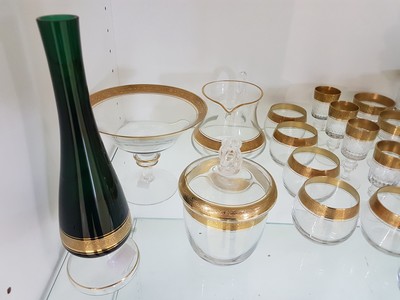 27130564d - 51-tlg. Trinkglasservice Dekor Concorde, Theresienthal, 1960/70er-Jahre, Kristallglas ...