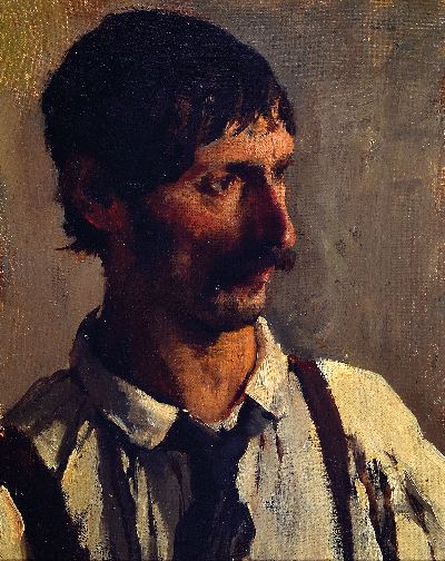 Image Unknown artist from the Munich School, late 19th century, character portrait of a farmer, ...