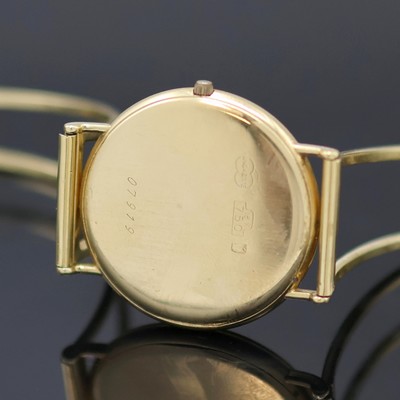 27130584e - MAURICE LACROIX Armbanduhr in GG 750/000, quarz, Schweiz um 1990, 2-teil. Geh. inkl. GG ...