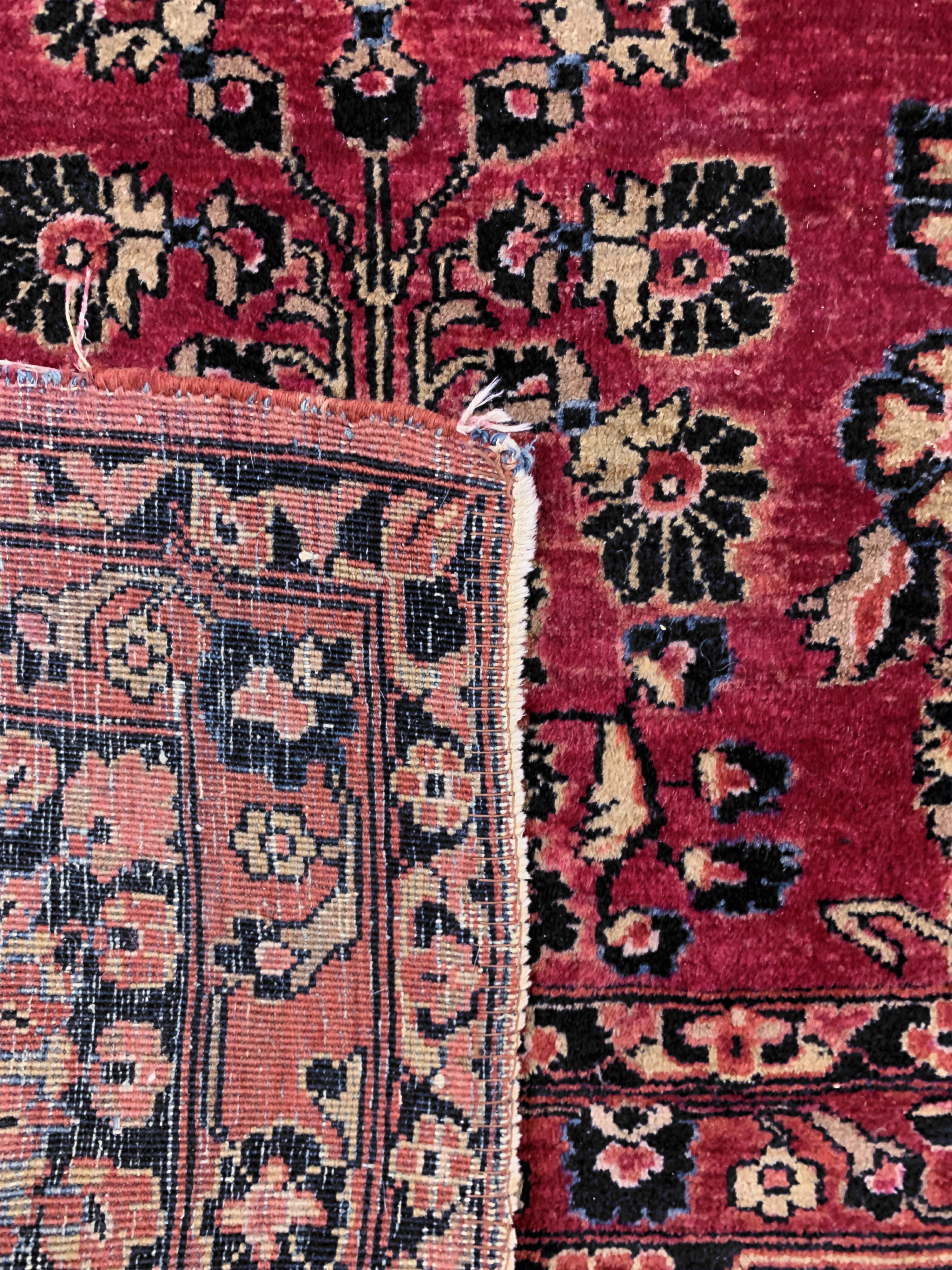 Detail i: Us Re-Import Sarogh antik, Persien, um 1900, Wolle auf Baumwolle, ca. 355 x 275 cm, EHZ: 3
