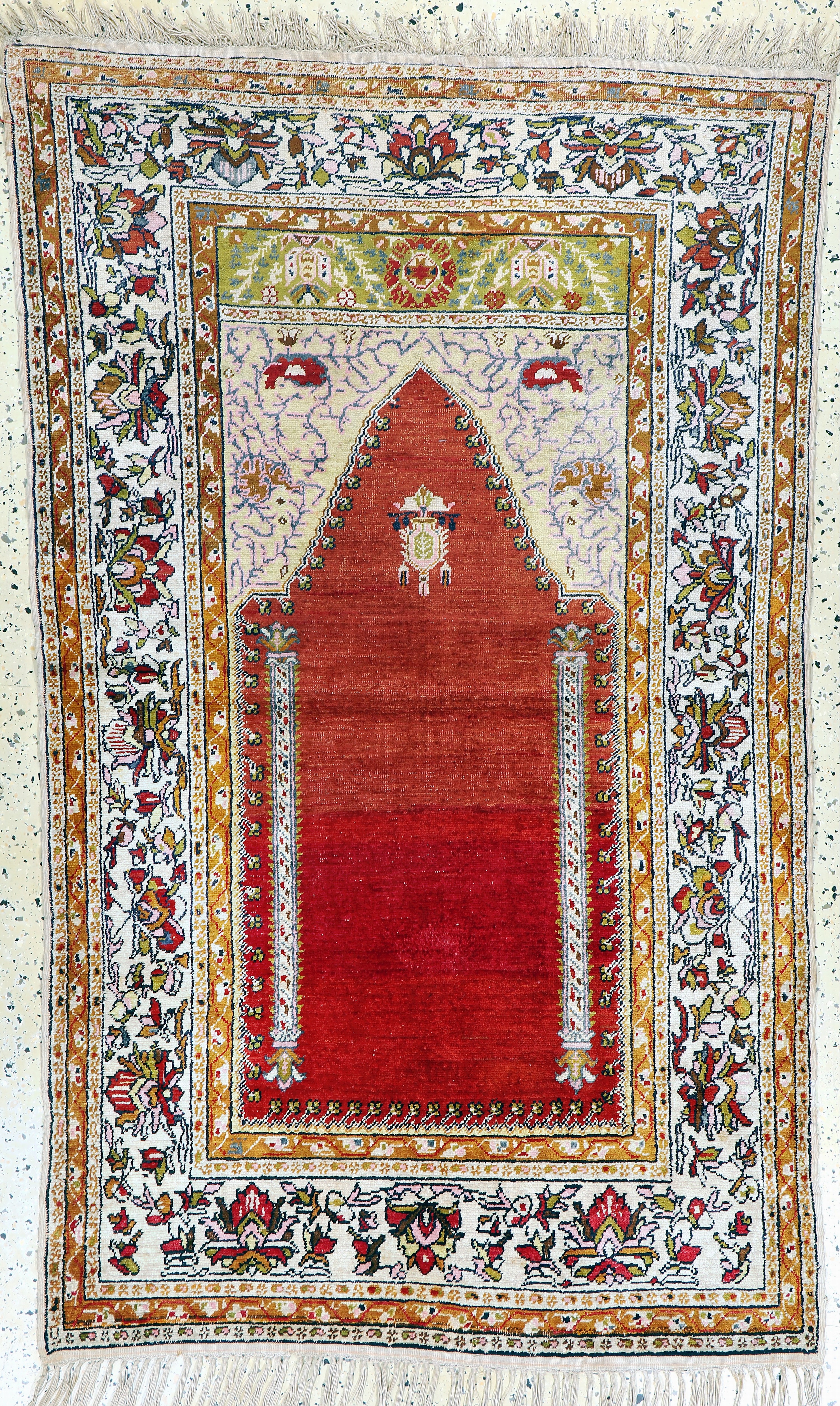 Image 27130656 - Giordes antik, Türkei, um 1900, merzerisierte Baumwolle, ca. 182 x 108 cm, EHZ: ...