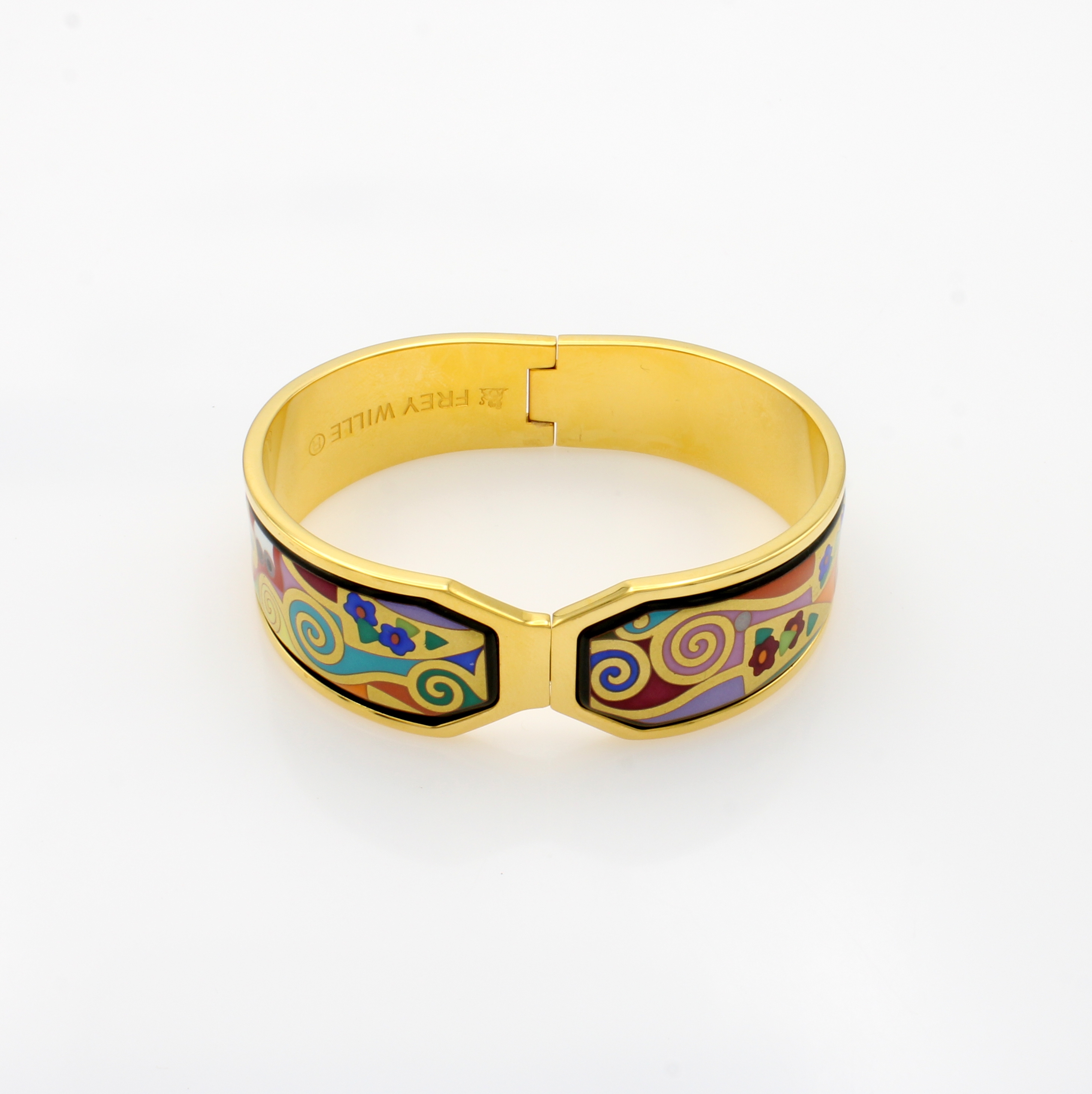 Image 27130657 - Frey Wille Armreif Contessa, Metall verg., ´Hope´, M. 49x59 mm, orig. Etui