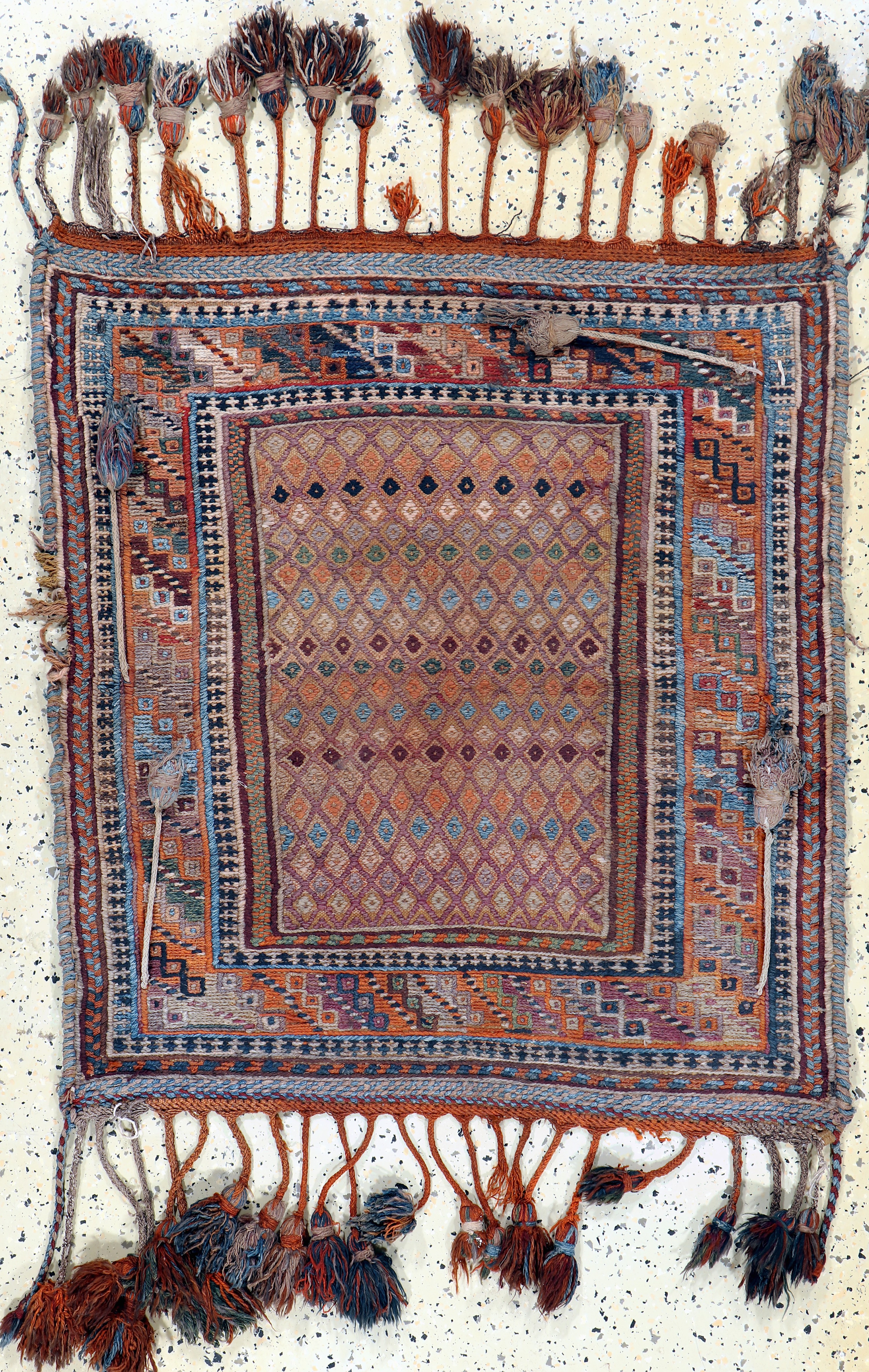 Image 27130658 - Rukorsi antik, Persien, um 1900, Wolle auf Wolle, ca. 100 x 89 cm, EHZ: 2 Schätzpreis: ...