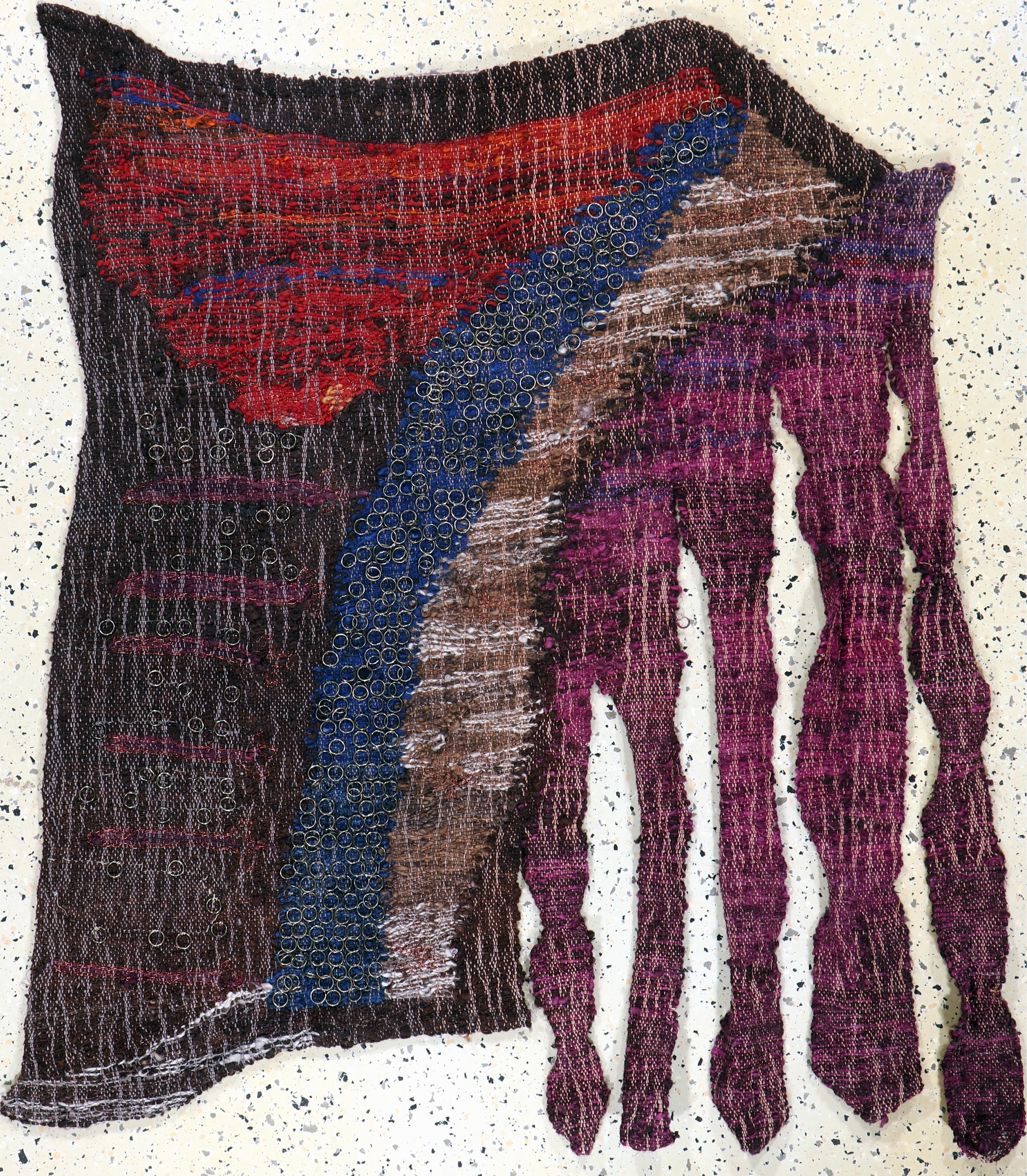 Image 27130675 - Wandbehang Polen, ´Urszula Kolaczkowska´, um 1989, Wolle auf Wolle, ca. 145 x 110 cm, ...