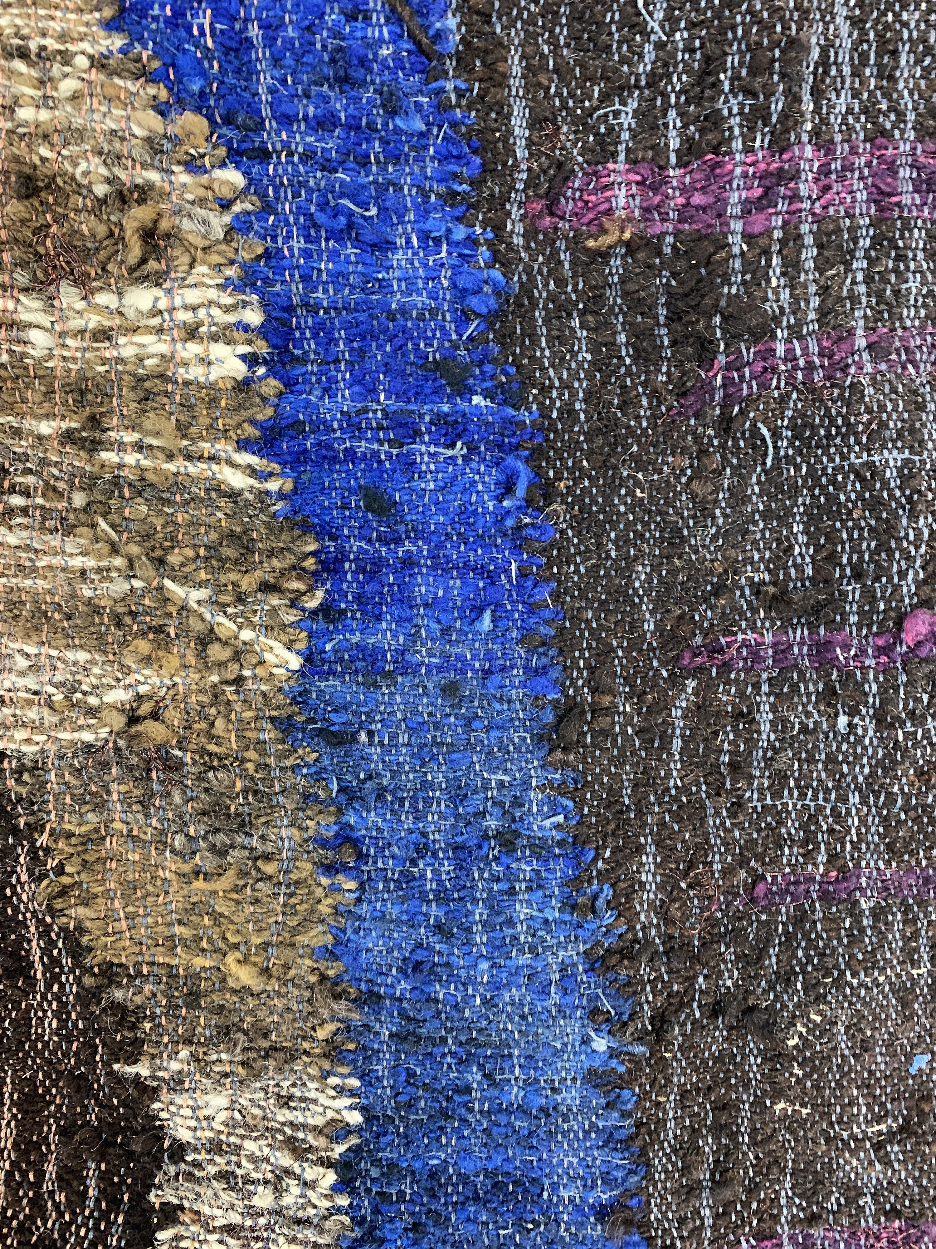 Detail g: Wandbehang Polen, "Urszula Kolaczkowska", um 1989, Wolle auf Wolle, ca. 145 x 110 cm, EHZ: 2