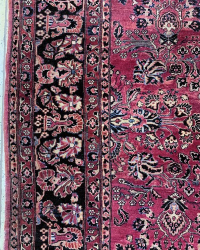 27130604c - Us Re-Import Sarogh antik, Persien, um 1900, Wolle auf Baumwolle, ca. 355 x 275 cm, ...