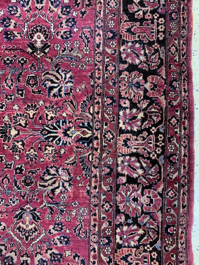 27130604e - Us Re-Import Sarogh antik, Persien, um 1900, Wolle auf Baumwolle, ca. 355 x 275 cm, ...