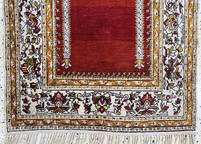 27130656a - Giordes antik, Türkei, um 1900, merzerisierte Baumwolle, ca. 182 x 108 cm, EHZ: ...