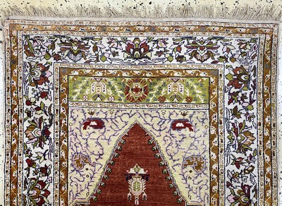 27130656b - Giordes antik, Türkei, um 1900, merzerisierte Baumwolle, ca. 182 x 108 cm, EHZ: ...
