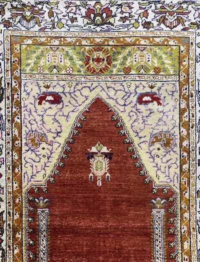 27130656c - Giordes antik, Türkei, um 1900, merzerisierte Baumwolle, ca. 182 x 108 cm, EHZ: ...