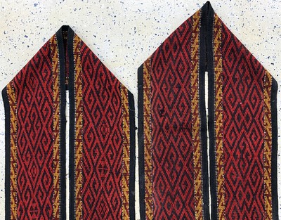 27130659a - Zeltband, Turkmenistan, Anfang 20.Jhd, Wolle auf Wolle, ca. 1500 x 30 cm, EHZ: 2-3 ...