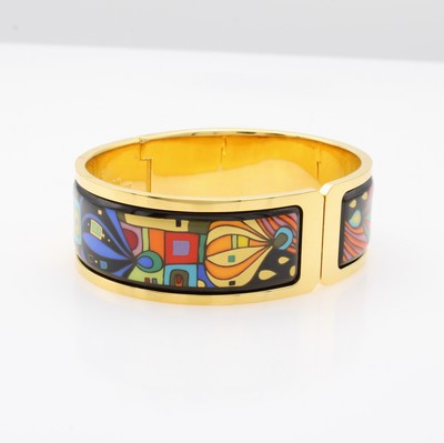 27130670a - Frey Wille Armreif Regina, Metall verg., ´Hommage à Hundertwasser - 10002 Nights´, M. ...
