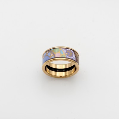 27130710a - Frey Wille Ring Miss, Metall roséverg., ´Hommage à Alphonse Mucha - Poésie d´amour´, ...