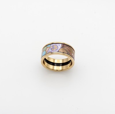 27130712a - Frey Wille Ring Miss, Metall roséverg., ´Hommage à Alphonse Mucha - Poésie d´amour´, ...