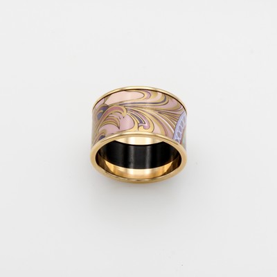 27130728a - Frey Wille Ring Diva, Metall roséverg., ´Hommage à Alphonse Mucha - Poésie d´amour´, ...