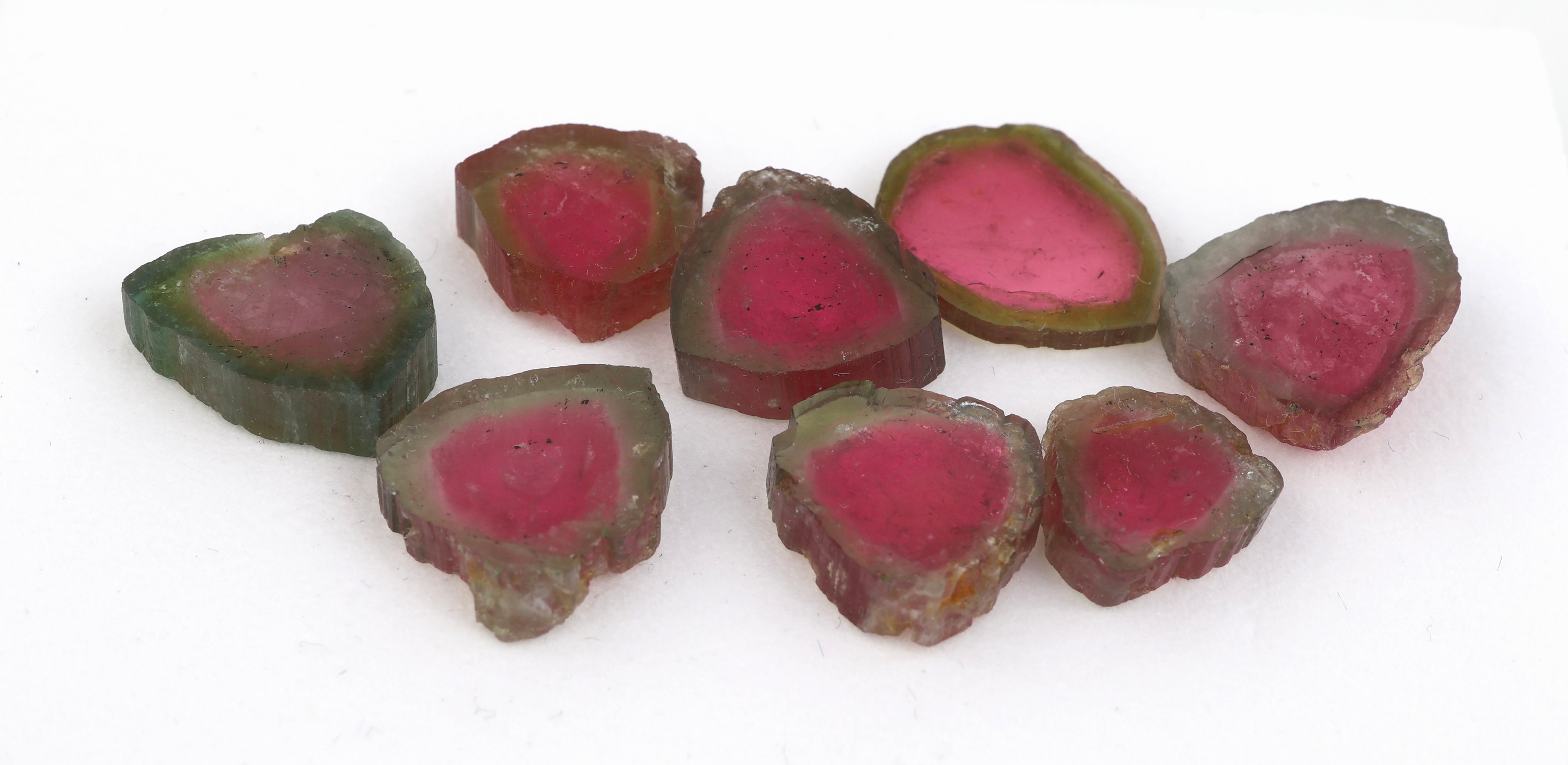 Image 27130848 - Lot 22 lose Wassermelonenturmaline aus Afghanistan, total ca. 101.5 ct