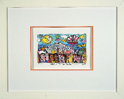 27130832k - James Rizzi, 1950 - 2011 New York, 3D- Konstruktion ´Take A Trip With Me´, 2005, ...