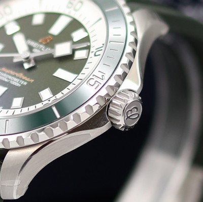 27130944b - BREITLING Superocean Chronometer ungetragene Herrenarmbanduhr Referenz A17376, ...