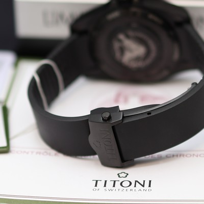 27130945c - TITONI Seascoper 300 Chronometer auf 200 Stück limitierte ungetragene Herrenarmbanduhr ...