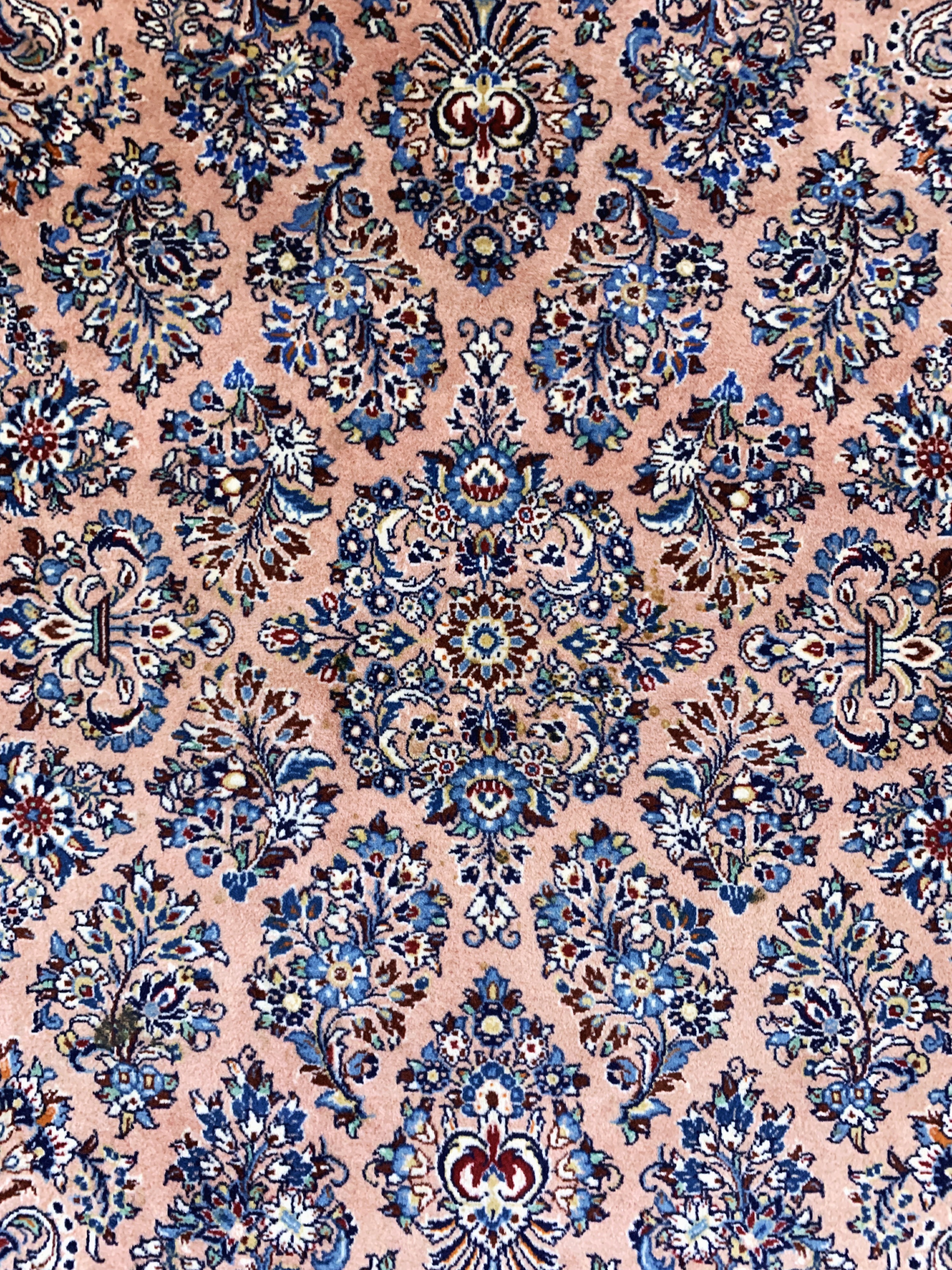 Detail c: Sarogh fein, Persien, Mitte 20.Jhd, Korkwolle auf Baumwolle, ca. 162 x 104 cm, EHZ: 2