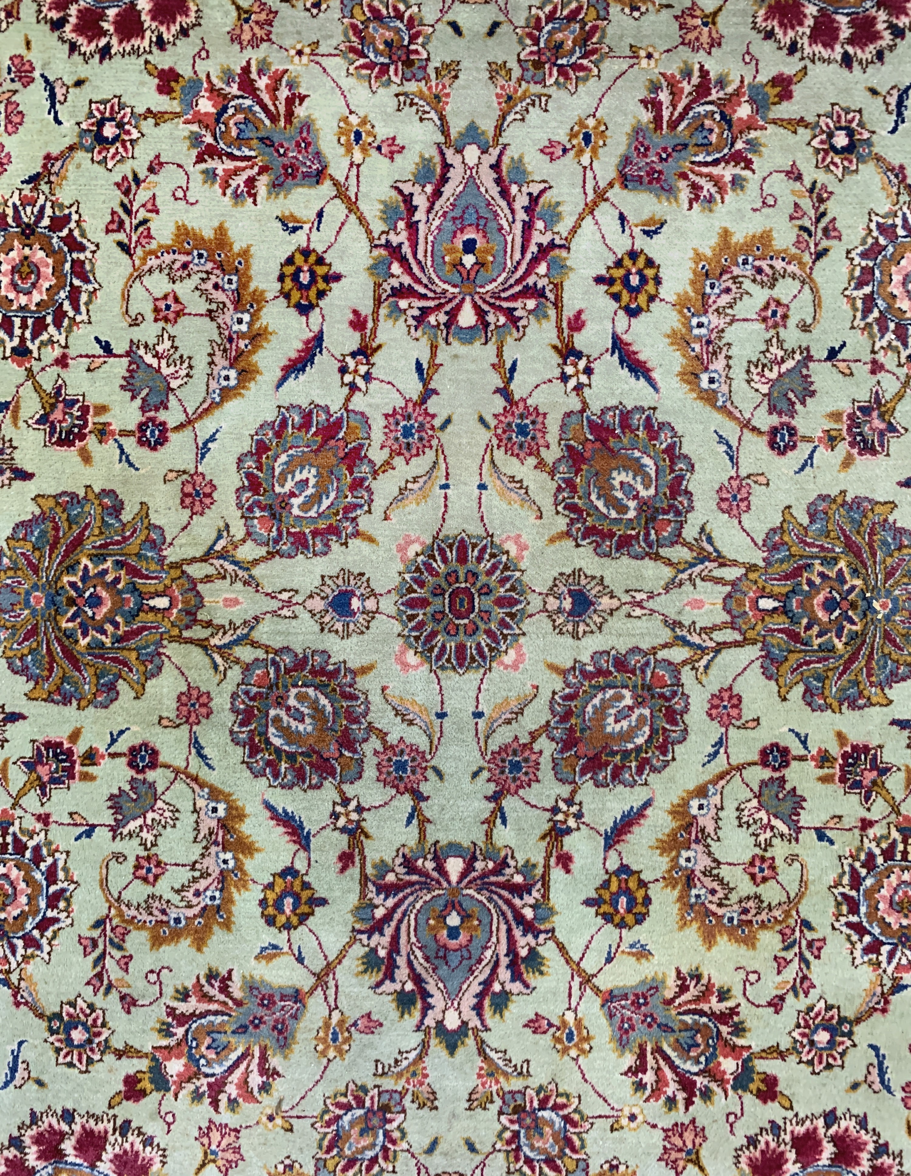 Detail d: Keschan Kork fein, Persien, Mitte 20.Jhd, Korkwolle auf Baumwolle, ca. 363 x 230 cm, EHZ: 2