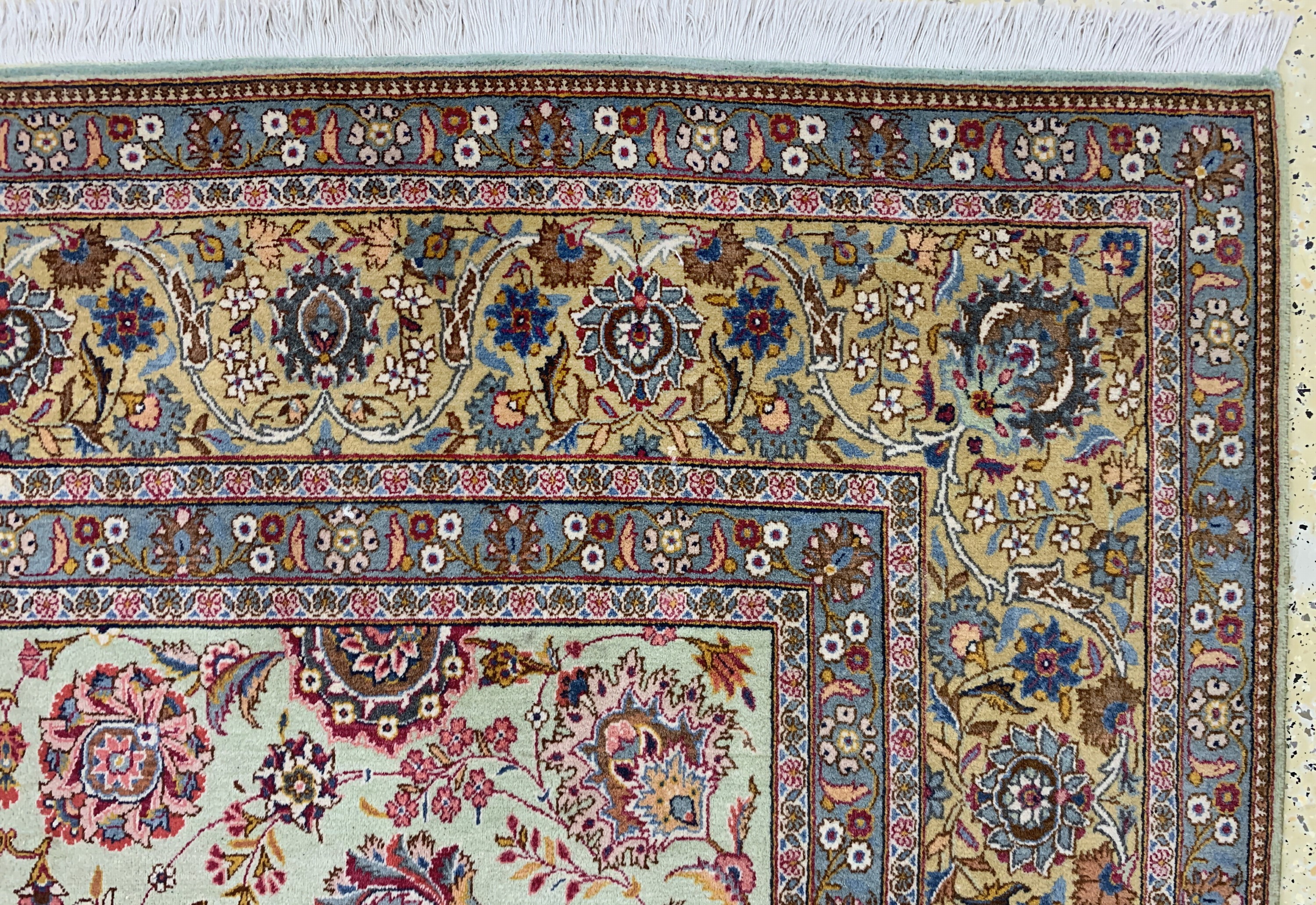 Detail f: Keschan Kork fein, Persien, Mitte 20.Jhd, Korkwolle auf Baumwolle, ca. 363 x 230 cm, EHZ: 2