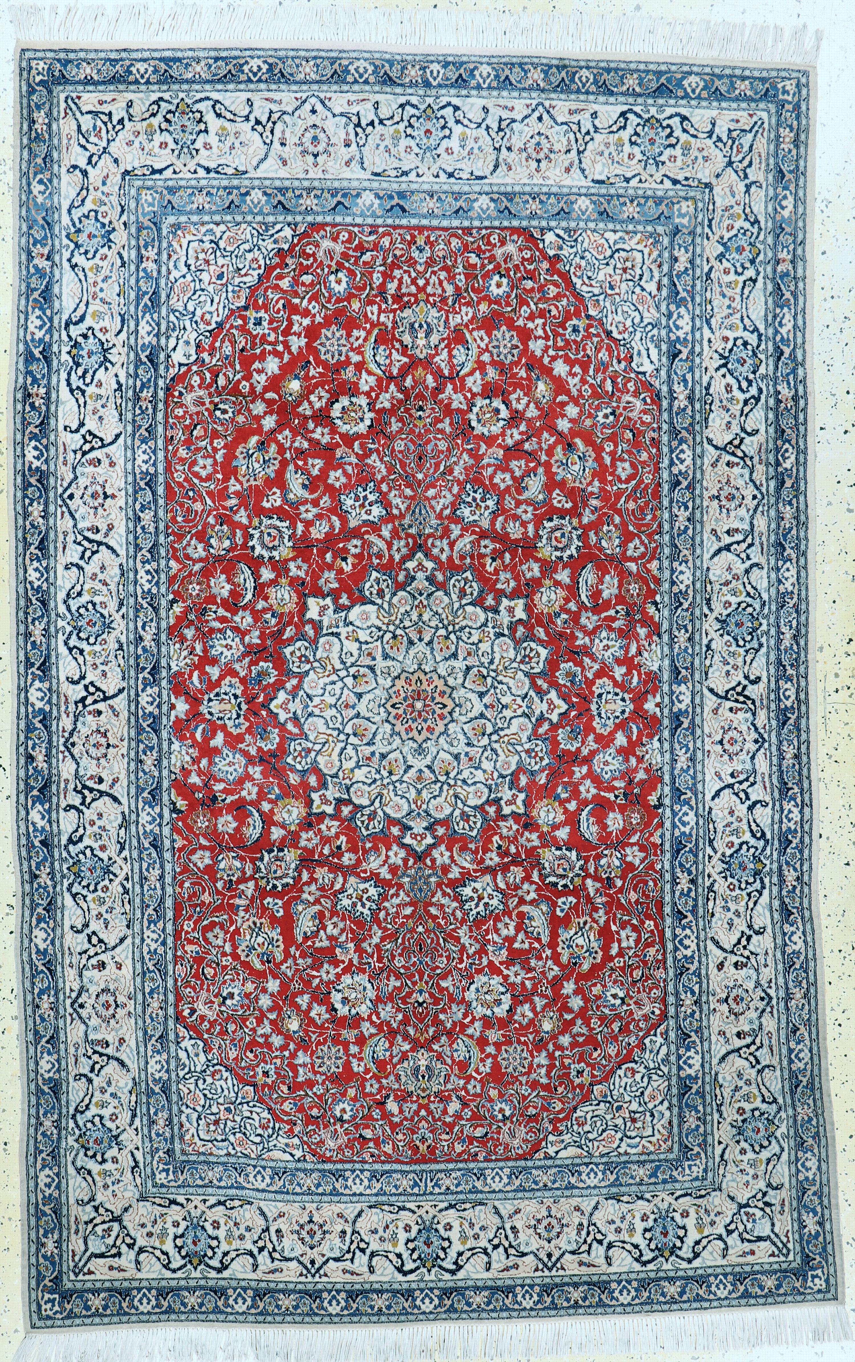 Image 27131064 - Nain´Tudeschk´fein, Persien, Anfang 20.Jhd,Korkwolle mit Seide, ca. 240 x 153 cm, ca. ...