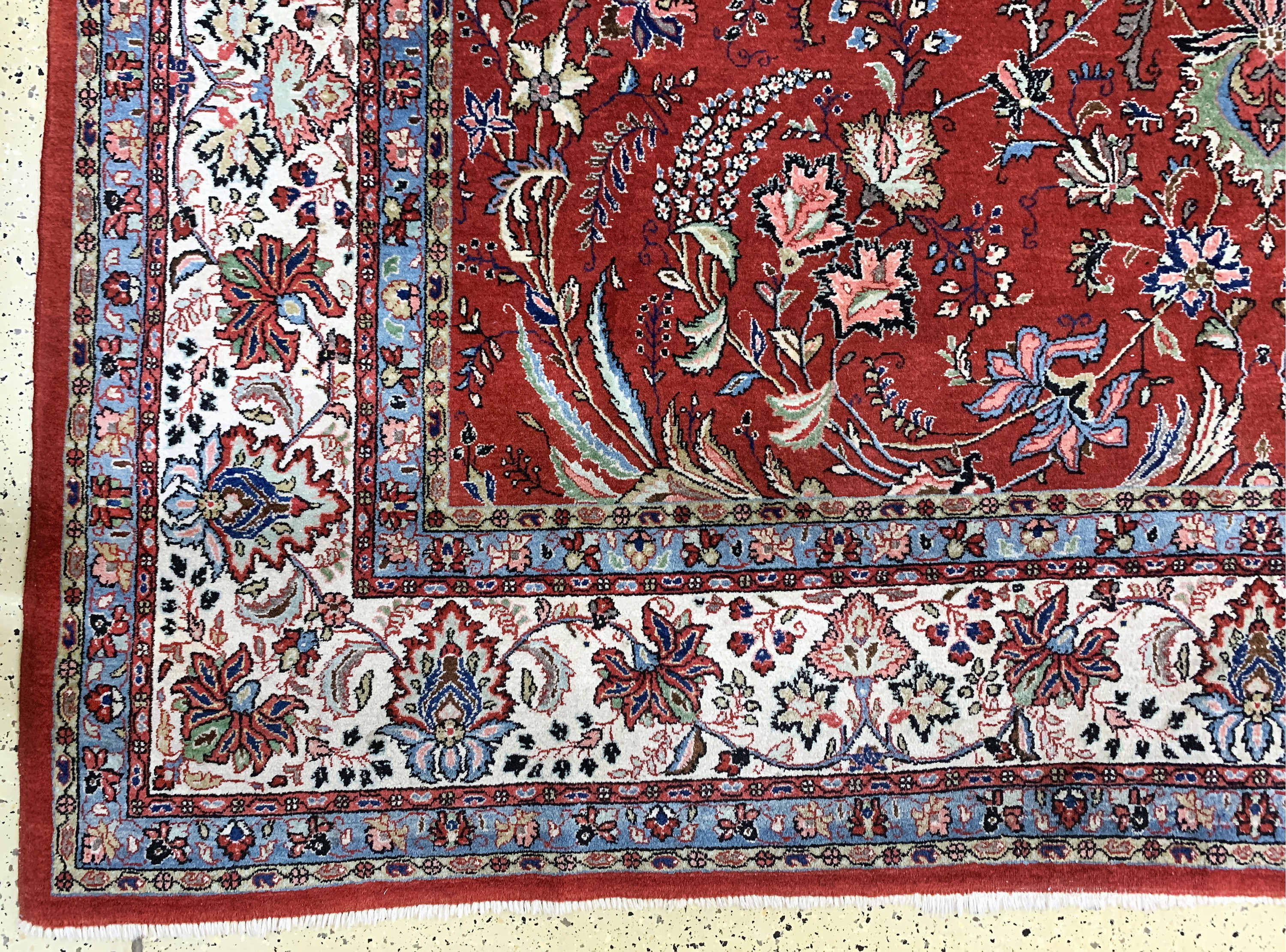 Detail b: Sarogh alt, Persien, Mitte 20.Jhd, Wolle auf Baumwolle, ca. 400 x 300 cm, EHZ: 2