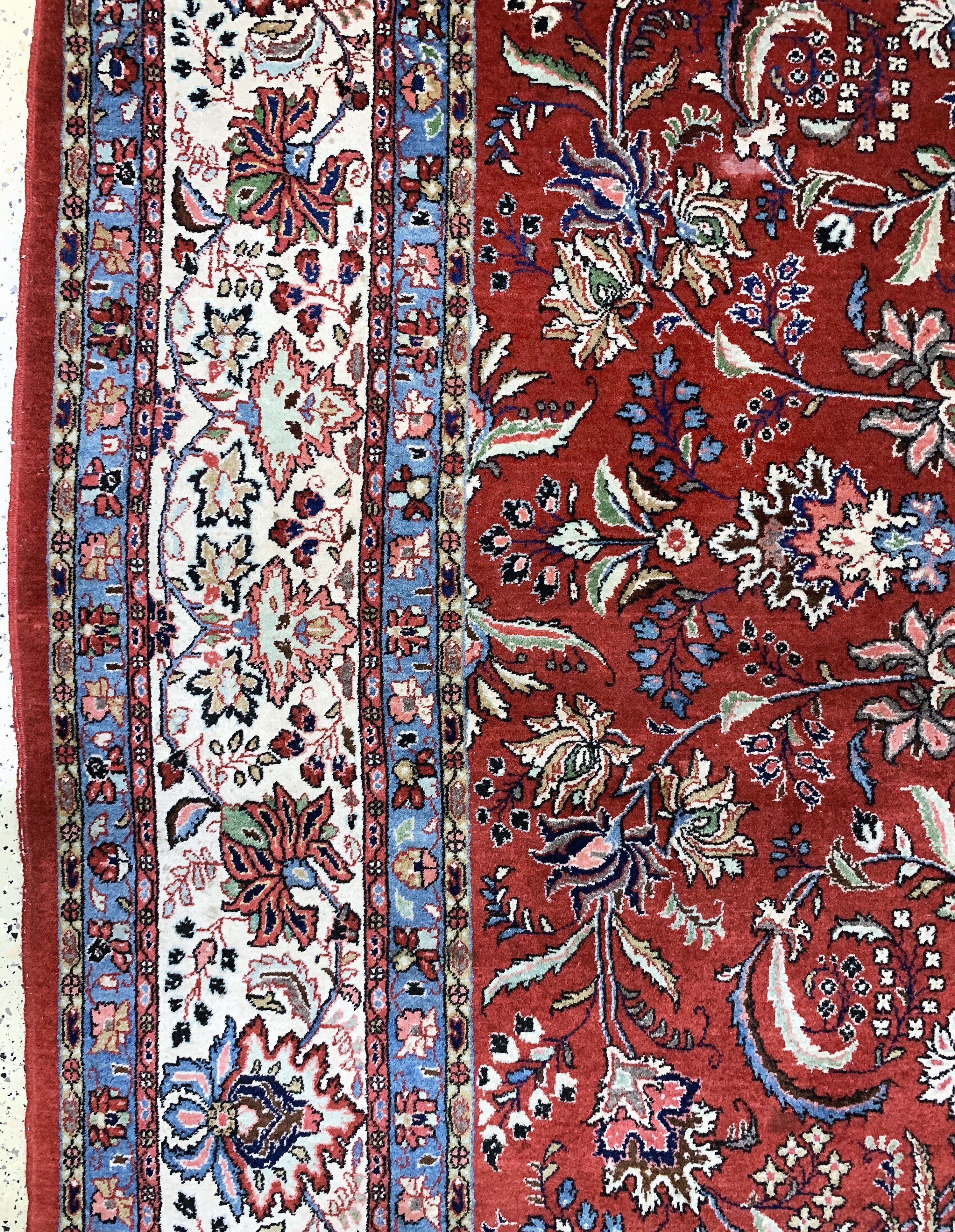 Detail c: Sarogh alt, Persien, Mitte 20.Jhd, Wolle auf Baumwolle, ca. 400 x 300 cm, EHZ: 2