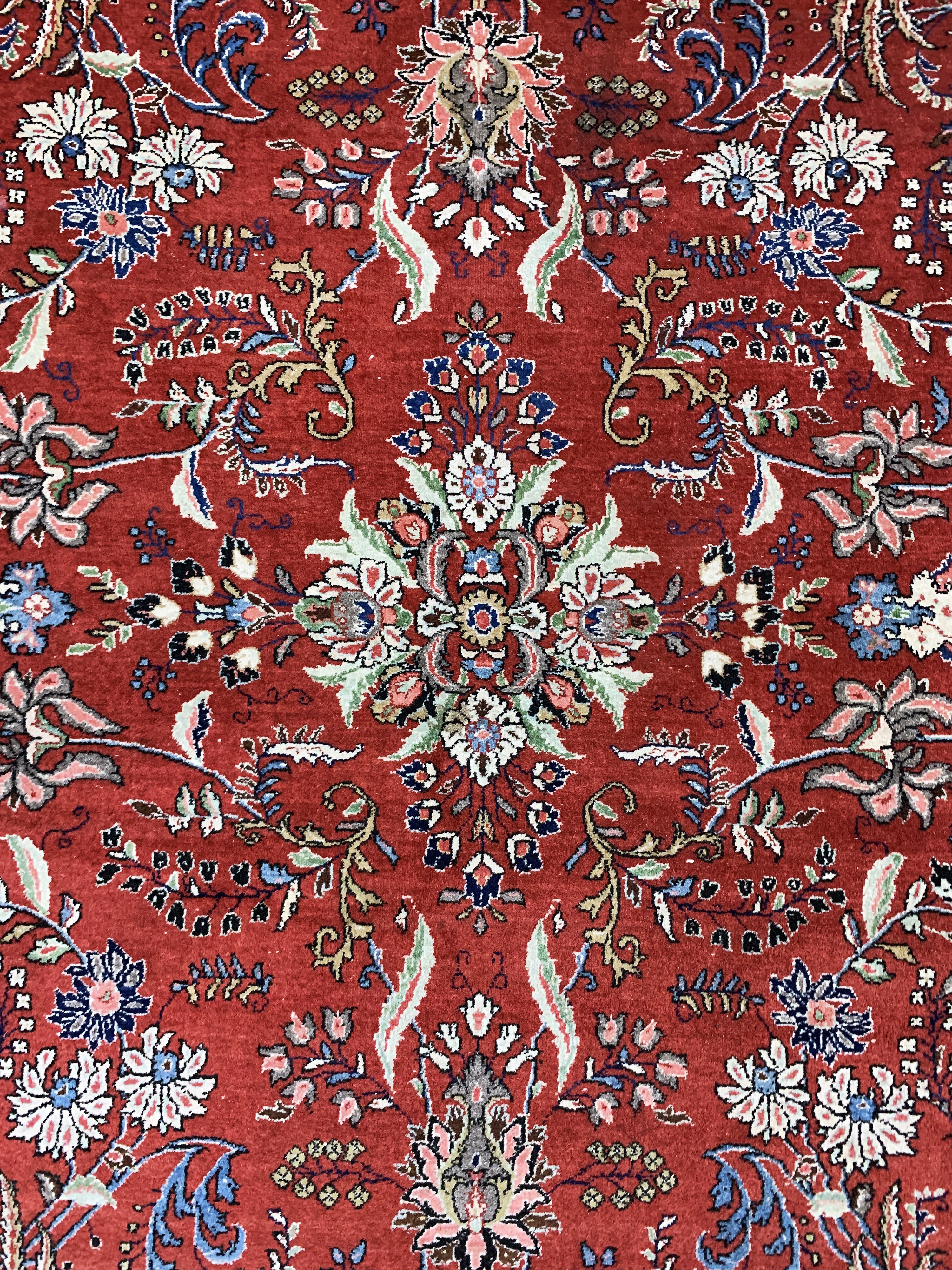 Detail d: Sarogh alt, Persien, Mitte 20.Jhd, Wolle auf Baumwolle, ca. 400 x 300 cm, EHZ: 2