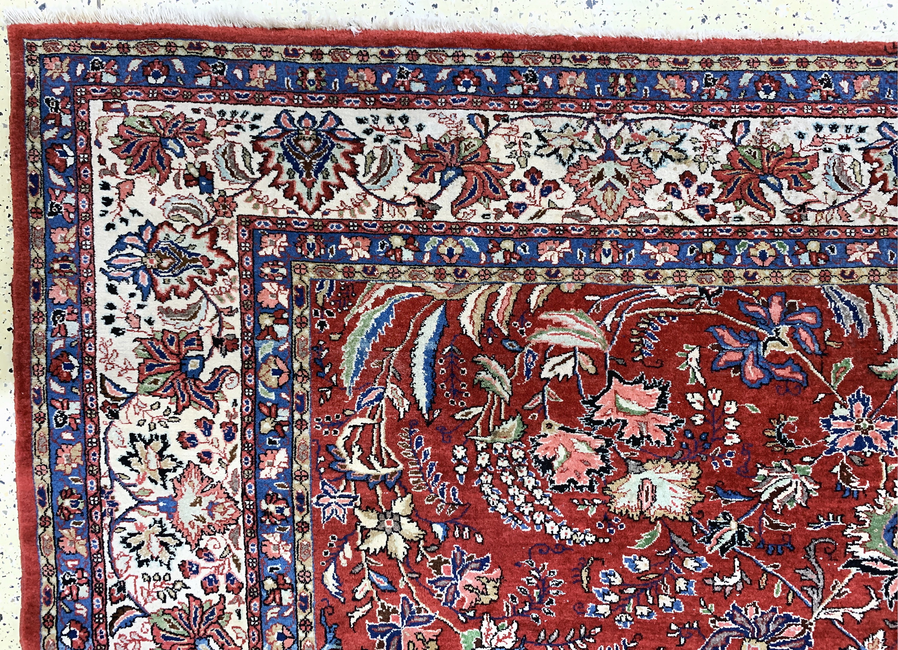 Detail g: Sarogh alt, Persien, Mitte 20.Jhd, Wolle auf Baumwolle, ca. 400 x 300 cm, EHZ: 2