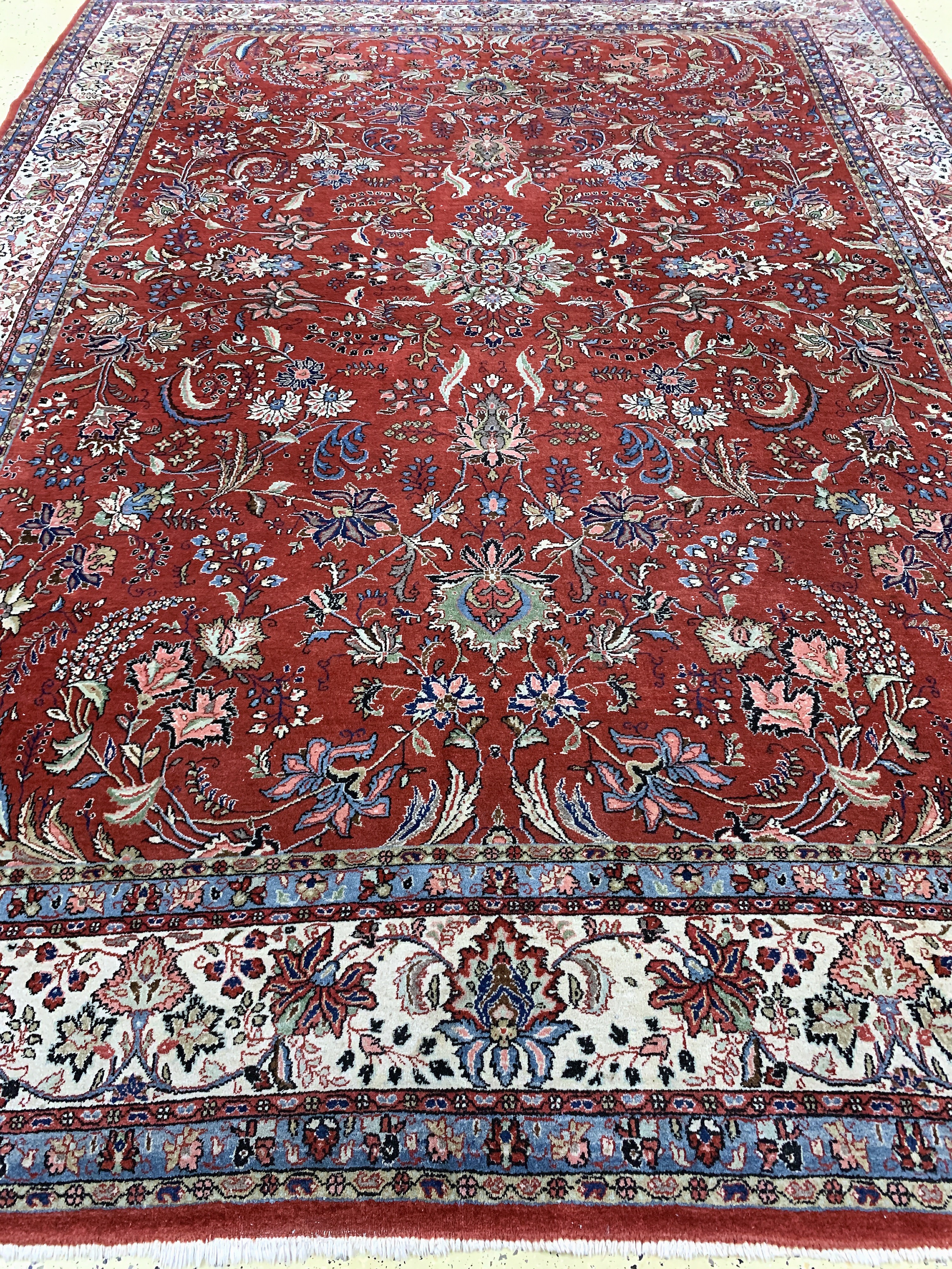 Detail h: Sarogh alt, Persien, Mitte 20.Jhd, Wolle auf Baumwolle, ca. 400 x 300 cm, EHZ: 2