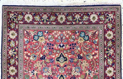 27131009a - Ghom Kork fein, Persien, Mitte 20.Jhd, Korkwolle mit Seide, ca. 160 x 105 cm, ca. ...