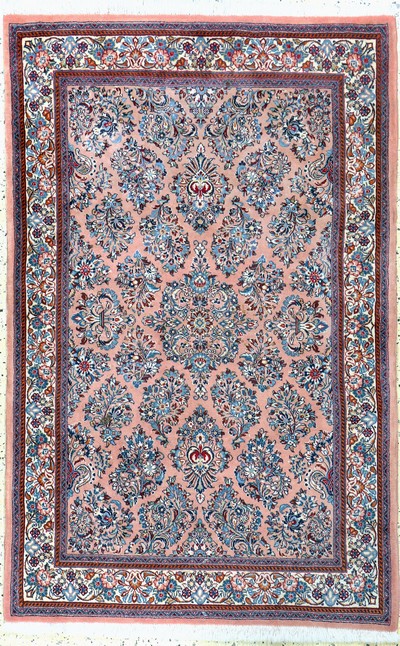Image Sarogh fein, Persien, Mitte 20.Jhd, Korkwolle auf Baumwolle, ca. 162 x 104 cm, EHZ: 2 ...