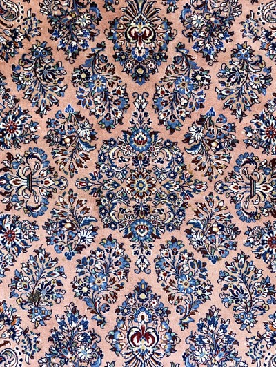 27131053c - Sarogh fein, Persien, Mitte 20.Jhd, Korkwolle auf Baumwolle, ca. 162 x 104 cm, EHZ: 2 ...