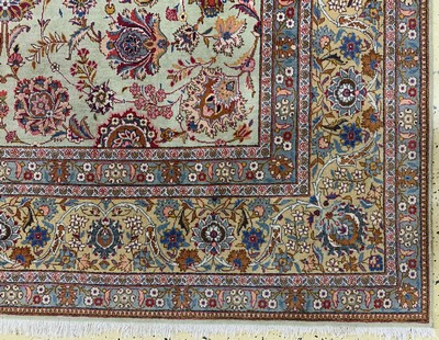 27131054a - Keschan Kork fein, Persien, Mitte 20.Jhd, Korkwolle auf Baumwolle, ca. 363 x 230 cm, ...