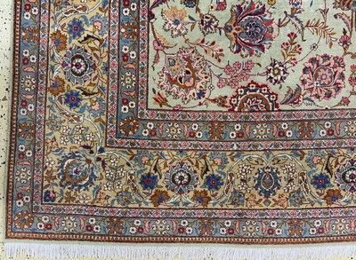 27131054b - Keschan Kork fein, Persien, Mitte 20.Jhd, Korkwolle auf Baumwolle, ca. 363 x 230 cm, ...