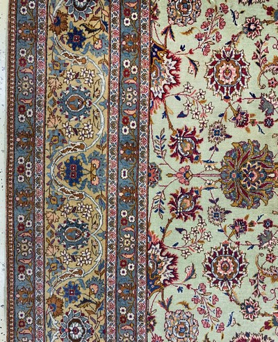 27131054c - Keschan Kork fein, Persien, Mitte 20.Jhd, Korkwolle auf Baumwolle, ca. 363 x 230 cm, ...