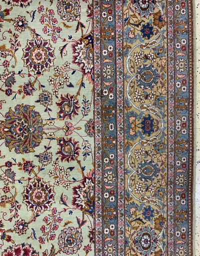 27131054e - Keschan Kork fein, Persien, Mitte 20.Jhd, Korkwolle auf Baumwolle, ca. 363 x 230 cm, ...