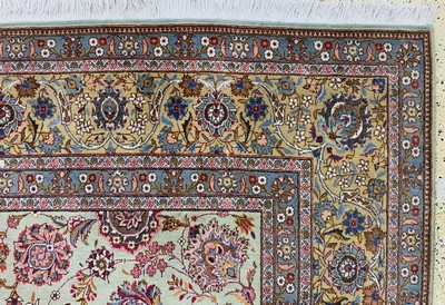 27131054f - Keschan Kork fein, Persien, Mitte 20.Jhd, Korkwolle auf Baumwolle, ca. 363 x 230 cm, ...