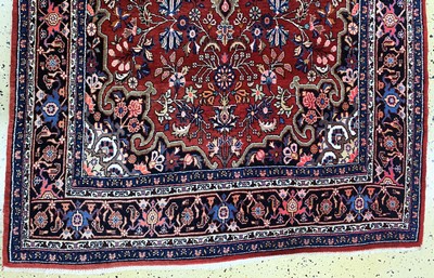 27131055c - Bidjar, Persien, Mitte 20.Jhd, Wolle auf Baumwolle, ca. 215 x 133 cm, EHZ: 1-2 ...