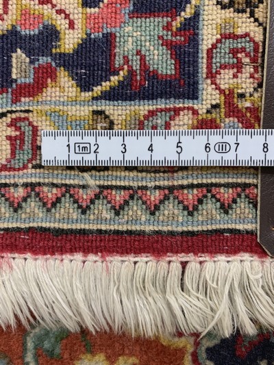 27131057e - Ghom Kork fein, Persien, Mitte 20.Jhd, Korkwolle auf Baumwolle, ca. 178 x 120 cm, EHZ: ...