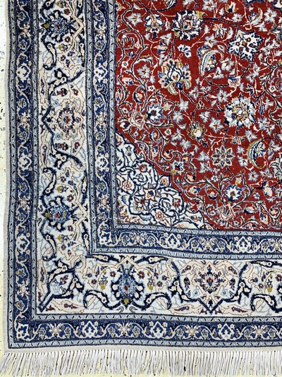 27131064b - Nain´Tudeschk´fein, Persien, Anfang 20.Jhd,Korkwolle mit Seide, ca. 240 x 153 cm, ca. ...