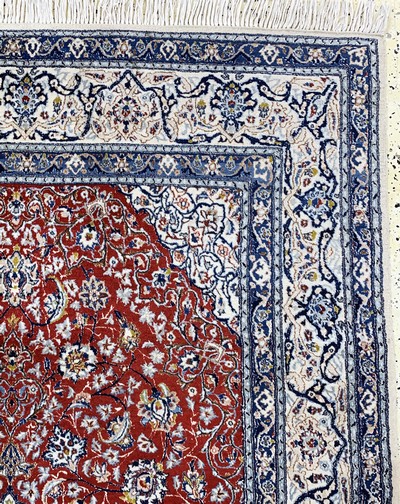 27131064e - Nain´Tudeschk´fein, Persien, Anfang 20.Jhd,Korkwolle mit Seide, ca. 240 x 153 cm, ca. ...