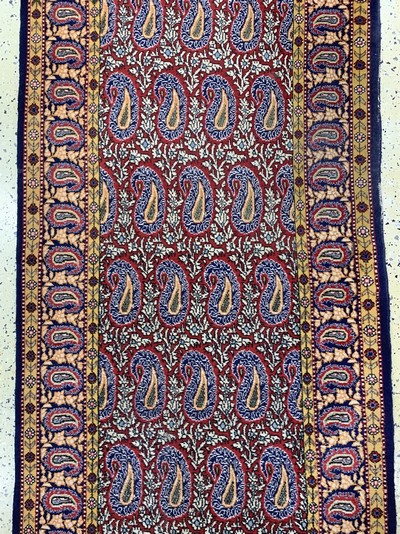 27131065b - Ghom alt, Persien, Mitte 20.Jhd, Wolle auf Baumwolle, ca. 410 x 93 cm, EHZ: 2 ...