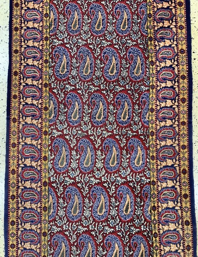 27131065c - Ghom alt, Persien, Mitte 20.Jhd, Wolle auf Baumwolle, ca. 410 x 93 cm, EHZ: 2 ...