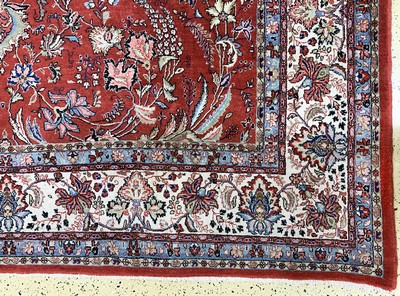 27131067a - Sarogh alt, Persien, Mitte 20.Jhd, Wolle auf Baumwolle, ca. 400 x 300 cm, EHZ: 2 ...