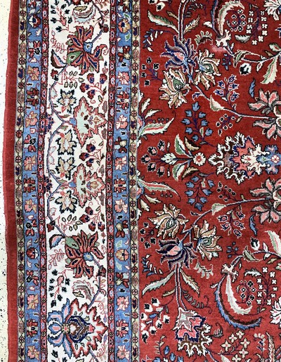 27131067c - Sarogh alt, Persien, Mitte 20.Jhd, Wolle auf Baumwolle, ca. 400 x 300 cm, EHZ: 2 ...