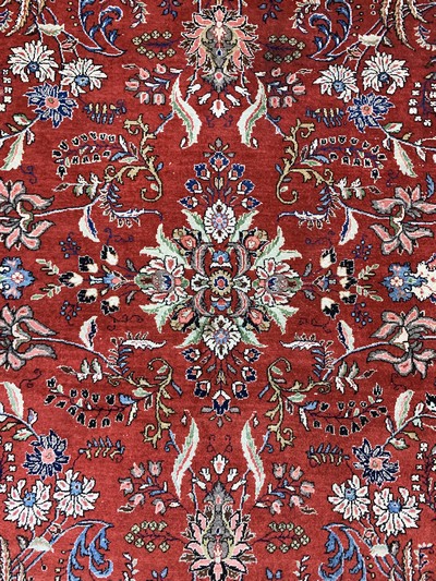 27131067d - Sarogh alt, Persien, Mitte 20.Jhd, Wolle auf Baumwolle, ca. 400 x 300 cm, EHZ: 2 ...