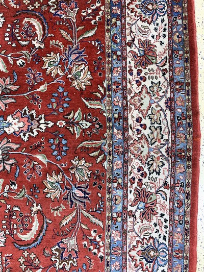 27131067e - Sarogh alt, Persien, Mitte 20.Jhd, Wolle auf Baumwolle, ca. 400 x 300 cm, EHZ: 2 ...